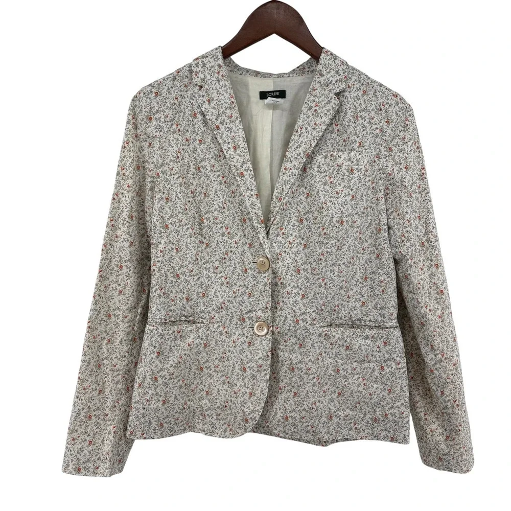 J.Crew Floral Schoolboy‎ Blazer 6